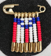 Puerto Rico Flag Pin (Gold)