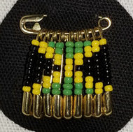 Jamaica Flag Pin (Gold)