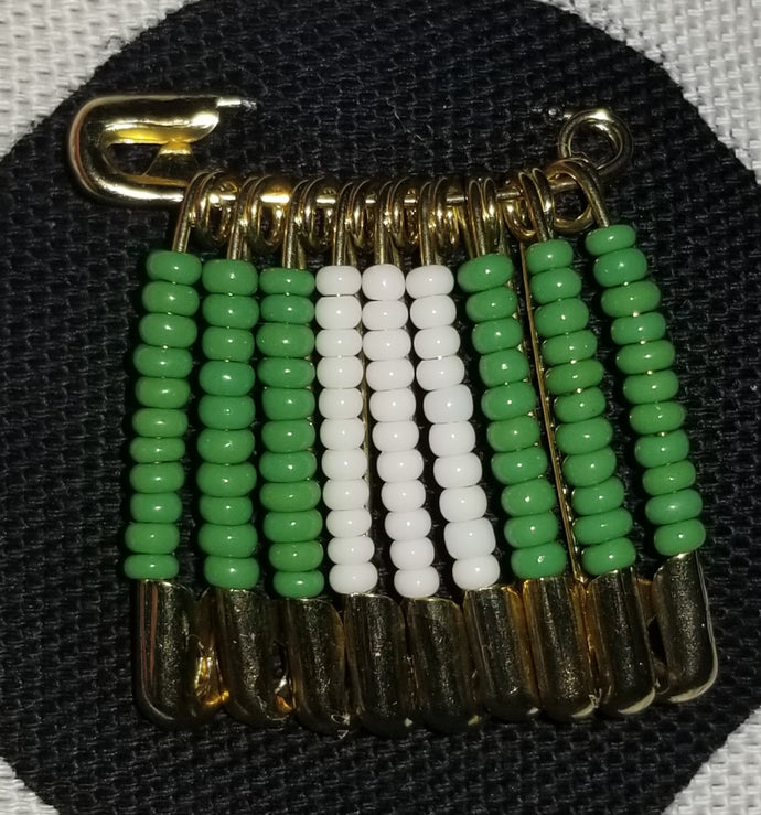 Nigeria Flag Pin (Gold)