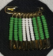 Nigeria Flag Pin (Gold)