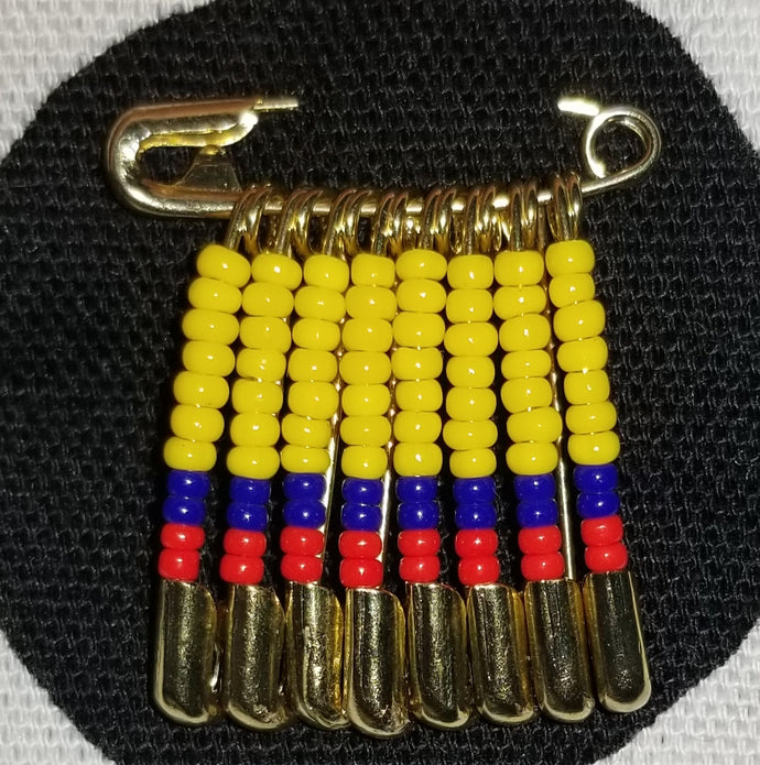 Colombia Flag Pin (Gold)