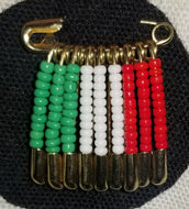 Italy Flag Pin (Gold)