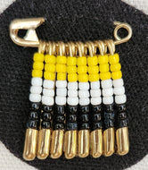 Garifuna Flag Pin (Gold)